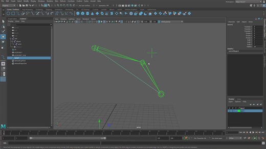 Maya Math - 07 - Vector math with Python. Pole vector_66
