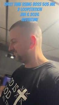 First time using Boss 505 mk2 loop station. First beat I ever made on it