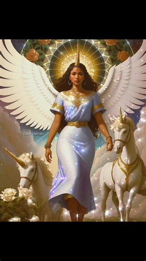 You ∞ Mythical Doorways ∞Perhaps there are events and things that work as a Doorway into a Mythical World, the World of first Beings, all the way back to the Creation of the Universe…. the first Beings at the beginnings of time. ~ Linda HoganArt / Video: @ellenvamanTrack ID; Guardian Angel by Ambient Planet#AiArtist #aiart #aiartcommunity #aivideo #Angels #Unicorns #Wings #Goddess #EllenVaman | One 1