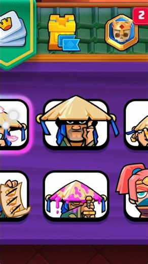 New Ronin Emotes ⚔️ #clashroyale #shorts