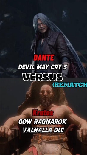 Dante Sparda (DMC5|Sin Devil Trigger) VS Kratos (GOW Ragnarok|Full Power)|Rematch