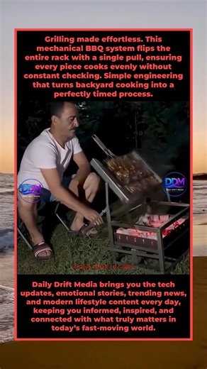 The Mechanical Grill That Flips Everything at Once | Daily Drift Media
