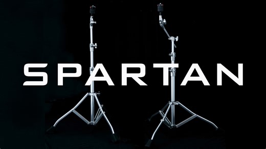 The new Spartan cymbal stands are an exciting new leap forward in lightweight hardware design. Offered in straight and boom configurations, they weigh a mere 1.7 kg (3.7 lbs) and 2.0 kg (4.4 lbs), respectively. Their unique blend of lightweight design and stability offers drummers convenience, reliability, and exceptional ease of transport and setup. | Tama Drums