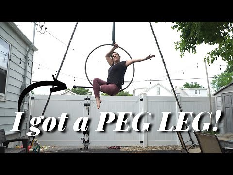 Above Knee Amputee Gets A Peg Leg!