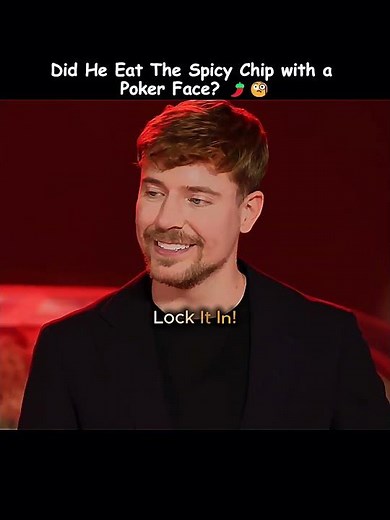 The Best POKER FACE in YouTube History?! 🥵 #mrbeast