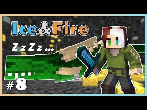 BATTLING a Stage 5 Fire Dragon! | Ice and Fire: Dragons in Minecraft #8