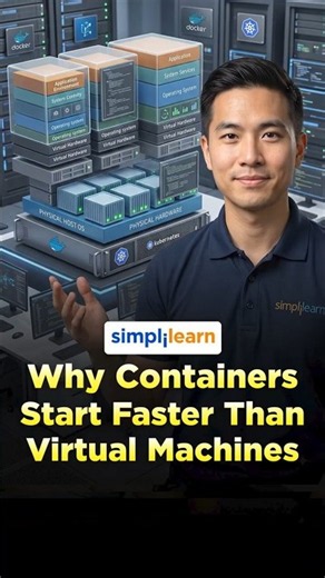 Why Do Containers Start Faster Than Virtual Machines? | Containers vs VMs Explained | Simplilearn