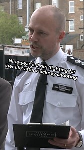 32K views · 104 reactions | ‘Three men and a nine-year-old girl were shot’ | Police issue a statement on the hunt for the perpetrator of a drive-by shooting in Hackney which has left four people injured, including a young girl in critical condition #news #police #uk #hackney #crime #gbnews | GB News | Facebook
