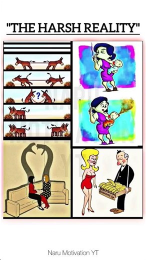 🧠 Deep Meanings of Modern Society | Powerful Satire Illustrations 🌍 #deepmeaning #shortsfeed