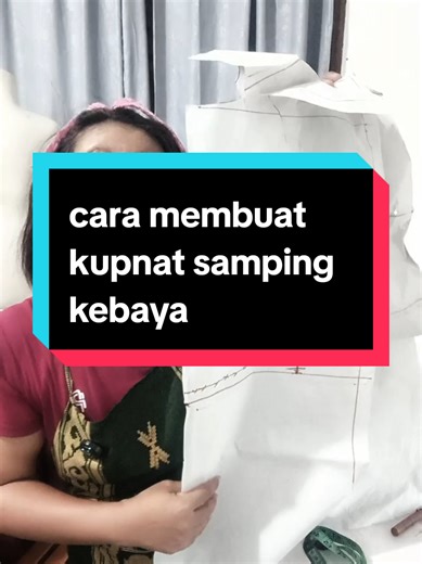 membuat kupnat samping kebaya#tutorial #kubnatsamping #kubnatsampingkebaya