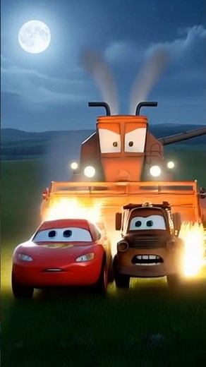 Disney Pixar Cars Lightning McQueen & Mater – FRANK CHASE GONE WRONG?!🚜