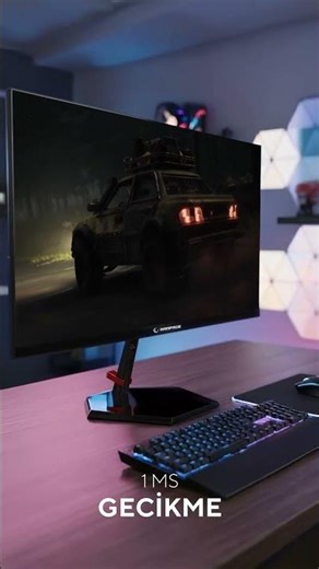 Yeni gözden, hazır! Rampage RAVEN 240Hz 1ms FAST IPS FHD Freesync/G-Sync PC Flat Oyuncu Monitörü