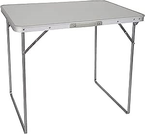 Stansport Folding Utility Camp Table, 27" x 31.5" x 23.6"