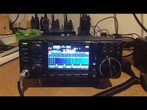 IC-7300, SDRPlay, OmniRig, RSPdx With SDRuno Monitoring 80 Meter Ham Band