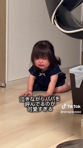 パパが大好きな赤ちゃんが泣く瞬間｜さらちゃんの成長記録