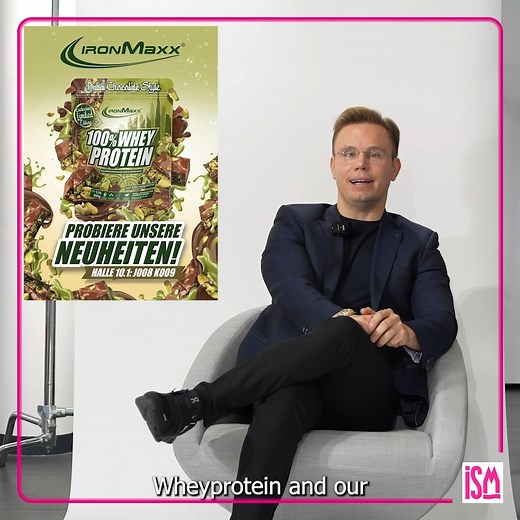 We are delighted to announce that IronMaxx Nutrition , a leading name in innovative sports and functional nutrition, will be joining us at ISM Cologne 2025 this February! 🎉 As a pioneer in high-quality protein products and functional snacks, IronMaxx Nutrition brings cutting-edge innovation to the table. 🎥 Hear from Patrick Kruczkowski, CEO and Founder of IronMaxx Nutrition, as he shares his excitement about participating in the world’s leading trade fair for confectionery and snacks. 👉 Don’t