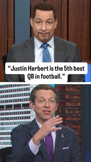 128K views · 1.9K reactions | @dannyparkins1 already has Justin Herbert in Tier 1 of NFL QBs  | First Things First on FS1 | Facebook