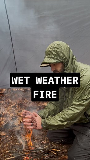 Here are 4 tips to help you get a fire going when it is cold and wet and you really need one! #campfires #survival #survivalskills #hikingtips #camping #outdooradventure #getoutside #bushcraft | Northern Wilderness Journey