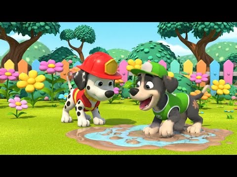 Paw Patrol Puppies’ Muddy Rescue Adventure | Nursery Rhymes for Kids & Baby Songs