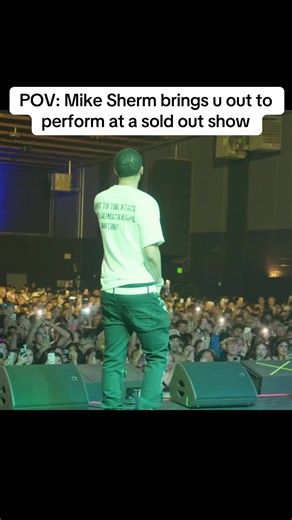 Mike Sherm concert POV: performing at a sold-out show