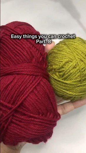 6 Easy Things You Can Crochet 🧶✨ | Crochet Ideas for Beginners #shorts #crochet
