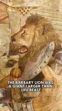 Is the Barbary Lion Still Alive? #Lions #Animals #Shorts #Nature #Wildlife
