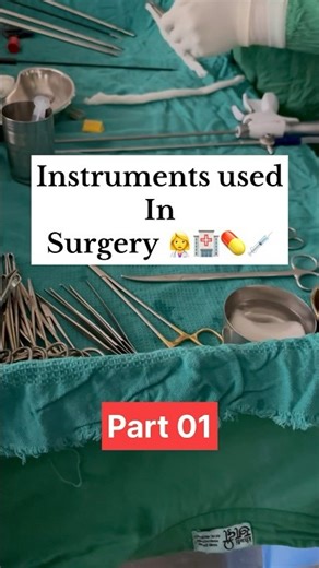 Common Instruments used in surgery #medico #shivanidilse #surgery ery
