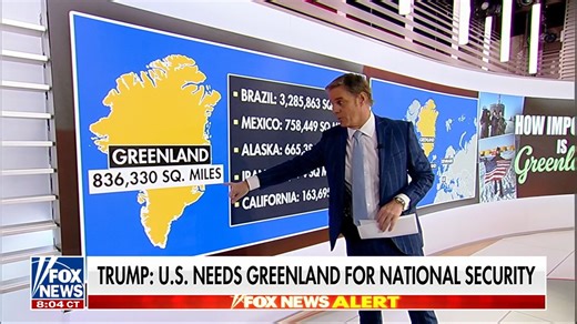 🌎GREENLAND AT THE FOREFRONT: @billhemmer takes us through the strategic importance of Greenland -- and why President Trump considers control of the area so important. | America's Newsroom