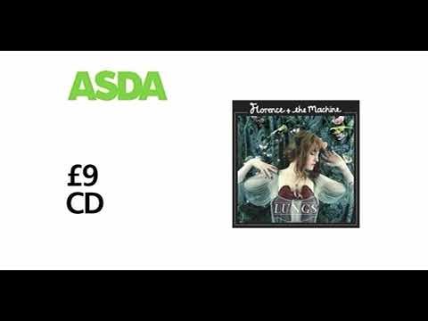 Florence + The Machine Lungs CD ASDA Advert