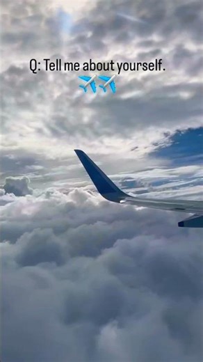 day -1 interview questions..Tell me about yourself? #subscribe #cabincrew #aviation #like