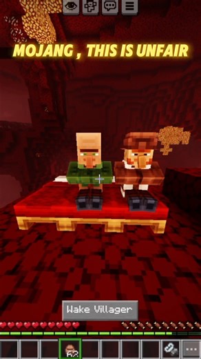 Minecraft Mojang Unfair Moment #shorts #minecraft
