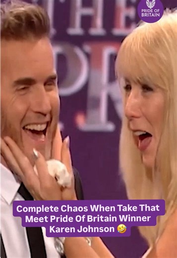 Such An Amazing Person! 🤍 Given the devastating news that her two sons would die before their teens from a rare condition, Karen Johnson resolved to help find a cure so other parents would not suffer the same agony. In 1994, Karen set up the GEM Appeal and raised a staggering £2.6 million for research to find a cure for genetic conditions. After Peter Kay surprised her with an invite to the ceremony, Karen was presented with her #PrideOfBritain trophy in 2016 by Take That. @P&O Cruises @Daily M