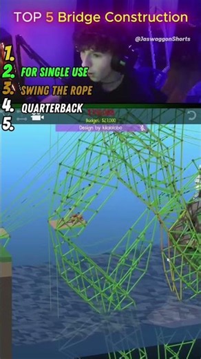 Ranking Epic Bridges Construction in Poly bridge 3 | #gaming #games #automobile