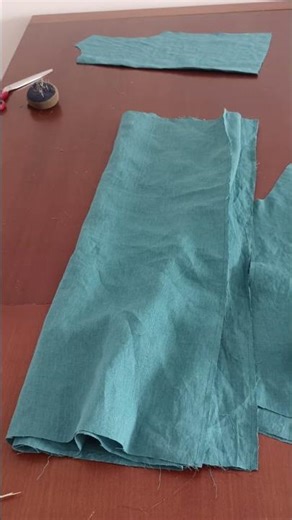 Making process of the linen dress FALL ZINNIA #satisfying #kadrika