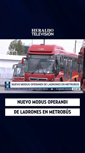 El Heraldo Televisión on Instagram: "#HorizonteH | Alertan de nuevo modus operandi de ladrones en las estaciones del Metrobús en CDMX. Más información con @JimenezLandin en #HeraldoTelevisión"
