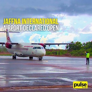 1.2K reactions · 630 shares | The Jaffna International Airport was declared open on the 17th of October marking a watershed moment in Sri Lanka's aviation industry. | Pulse | Facebook