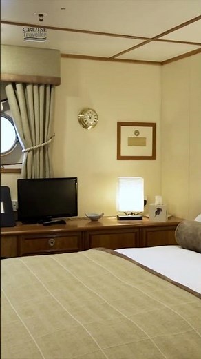 Ship tour - Ardvreck Castle cabin aboard Hebridean Princess ship