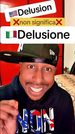 English Lesson - ⚠️ FALSE FRIEND “Delusion” #ingleseperitaliani #inglese