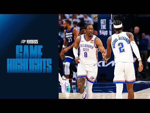 OKC Thunder at Minnesota Timberwolves | Western Conference finals Game 4 Highlights | May 26, 2025