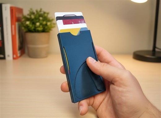 Cascade Card Wallet STL Print-in-place Minimalist 3D Printed Wallet for Cards - Etsy Canada