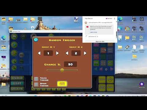 geometry dash making random layouts