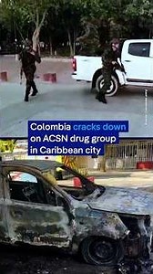 Colombian troops crack down on drug group in coastal city of Santa Marta | DW News