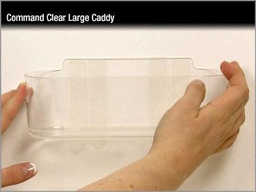 Command Clear Large Caddy with Clear Strips (HOM-15)