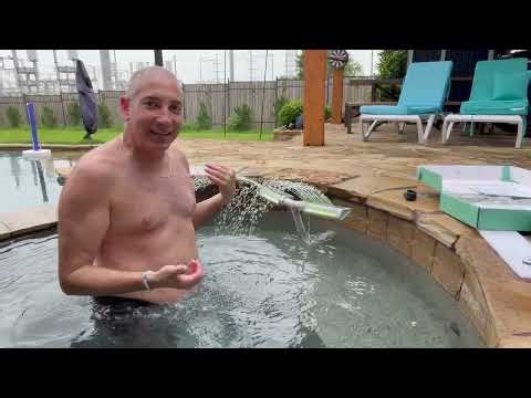 Solar Illuminated Light Up Pool Fountain Review & Unboxing 4K