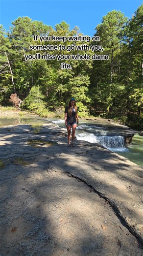If you keep waiting on someone to go with you, you’ll miss your whole damn life. #nature #therapy #adventure | Piney Paddle
