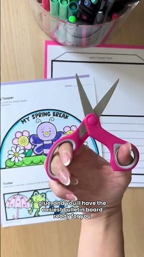 The simplest first day back after spring break activity - students write about their spring break