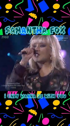 Samantha Fox Music Video Songs from 1988 | Retro Music Flashback