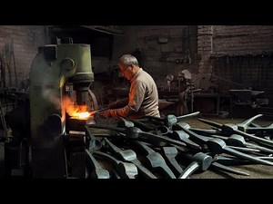 How Heavy-Duty Pickaxes Are Built | Complete Factory Tour