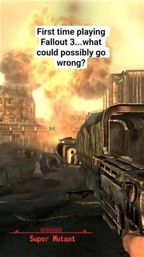 First time playing Fallout 3...what could possibly go wrong? #fallout3 #funny #gameplay #gaming