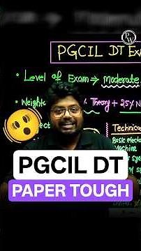 PGCIL DT Exam 2026 Paper Tough?! Control System ने सबको चौंकाया 😱